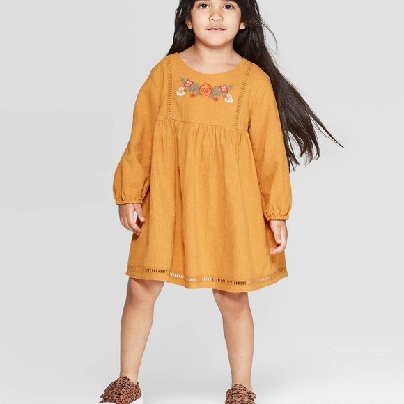art class Other - Art Class Girls Long Sleeve Embroidered Dress